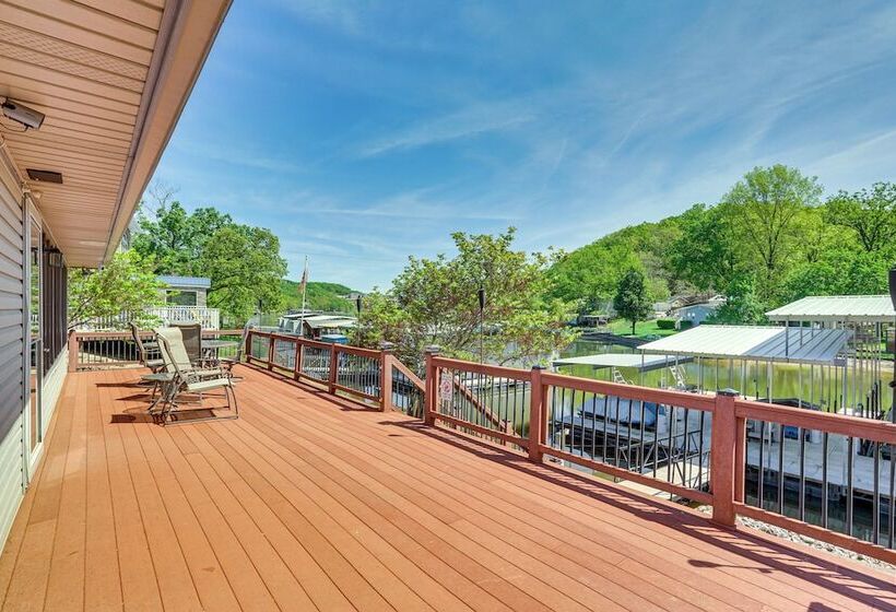 Private Dock & Deck: Waterfront Camdenton Home!
