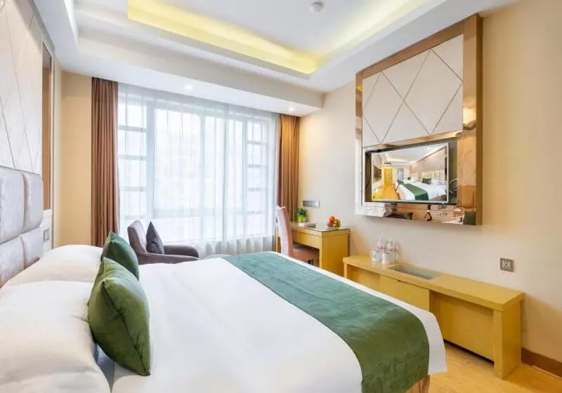 Hotelli Greentree Inn Zhejiang Jinhua Yiwu International Trade City Changchun Street Shell