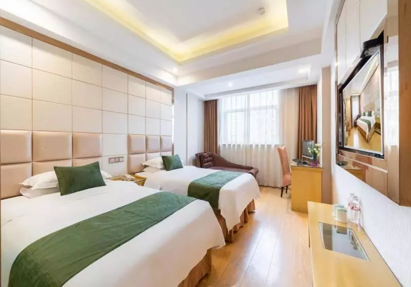 Hotelli Greentree Inn Zhejiang Jinhua Yiwu International Trade City Changchun Street Shell