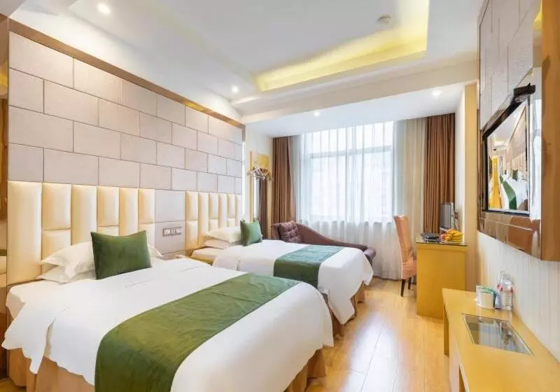 Hotelli Greentree Inn Zhejiang Jinhua Yiwu International Trade City Changchun Street Shell