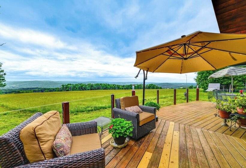 Secluded Oxford Cabin On 75 Acres: Sunset Views!