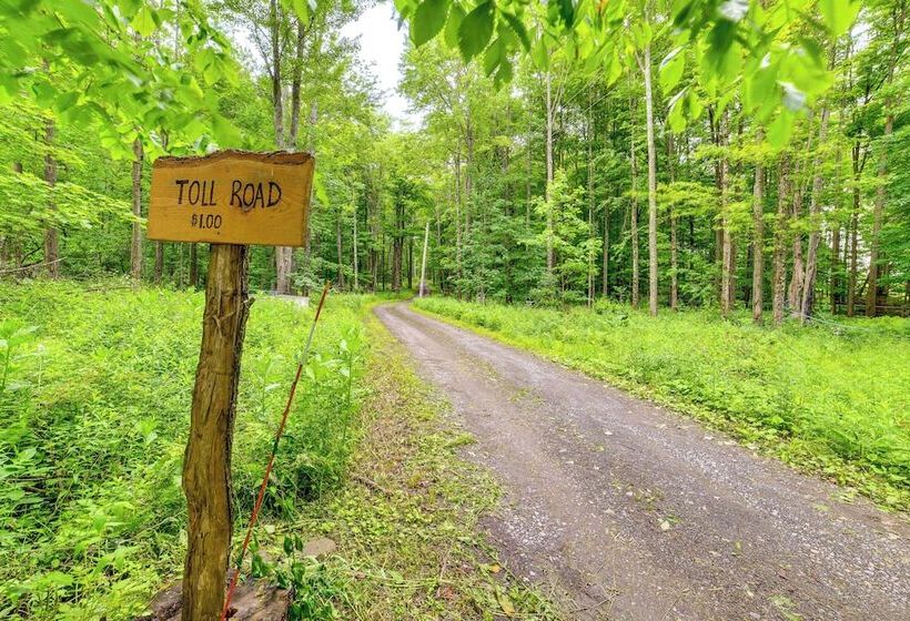 Secluded Oxford Cabin On 75 Acres: Sunset Views!