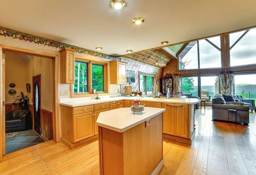 Secluded Oxford Cabin On 75 Acres: Sunset Views!