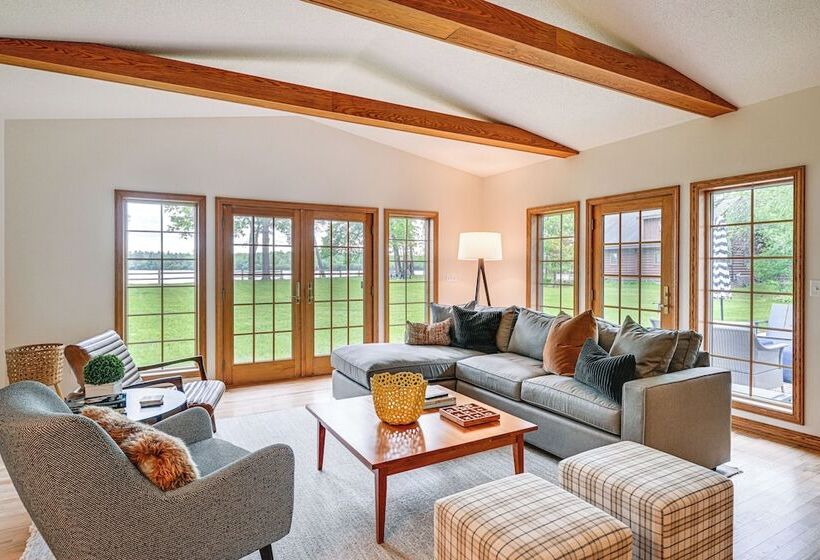 Wisconsin Home W/ Dock On Lake Arbutus!