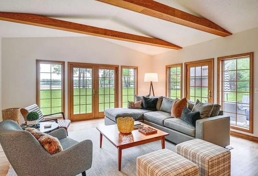 Wisconsin Home W/ Dock On Lake Arbutus!