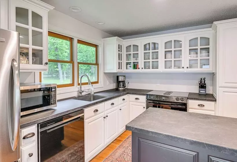 Wisconsin Home W/ Dock On Lake Arbutus!