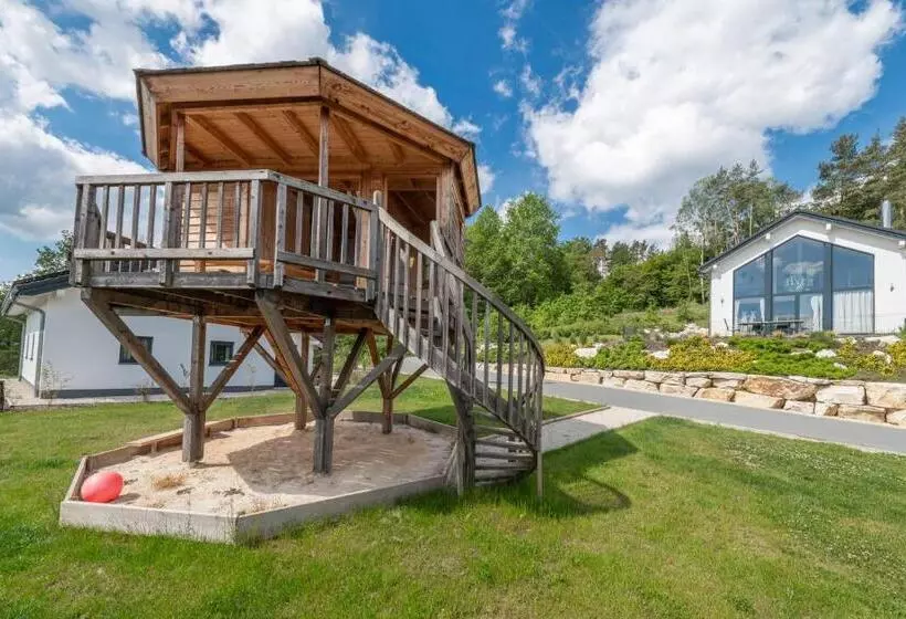 ベッドアンドブレックファースト Feriendorf An Der Therme Obernsees