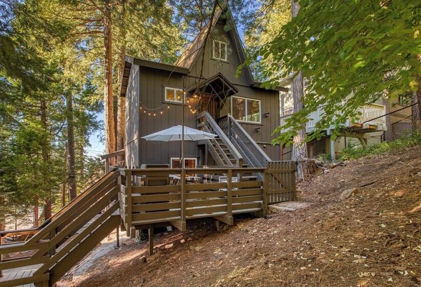 2 Decks W/ Lake Glimpse Views Modern Luxe Cabin A Frame Retreat By Avantstay