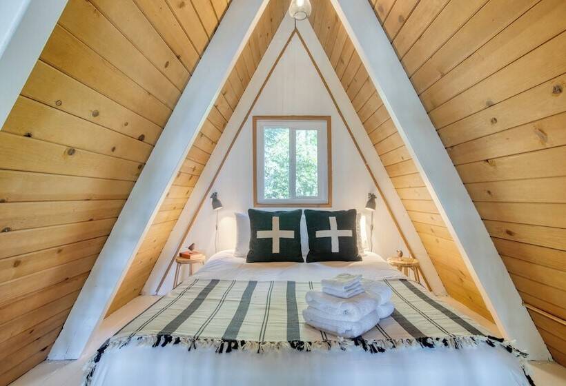 2 Decks W/ Lake Glimpse Views Modern Luxe Cabin A Frame Retreat By Avantstay