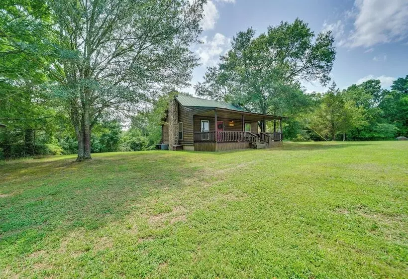 Picturesque Oklahoma Cabin On 80 Acres W/ Views!