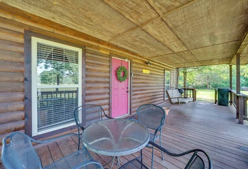 Picturesque Oklahoma Cabin On 80 Acres W/ Views!