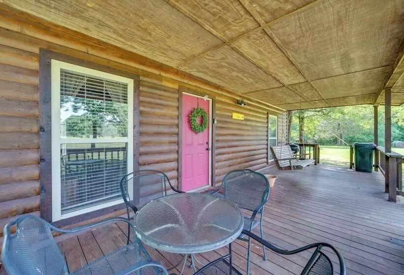 Picturesque Oklahoma Cabin On 80 Acres W/ Views!