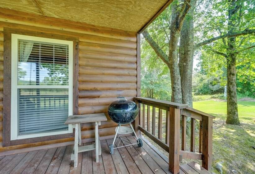 Picturesque Oklahoma Cabin On 80 Acres W/ Views!