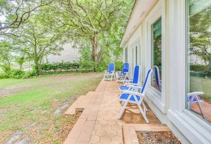 Walk To Marina: Pet Friendly Little River Home!