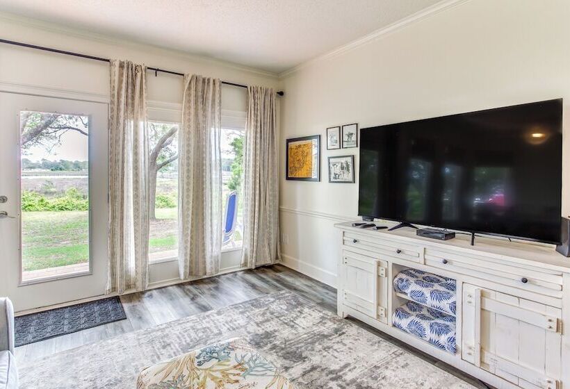 Walk To Marina: Pet Friendly Little River Home!