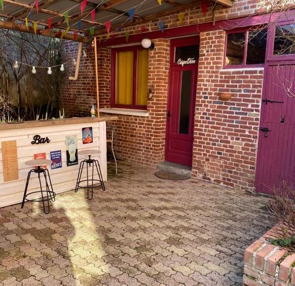 Bed and Breakfast La Fermette à Achicourt Chambre Zen, Lit Double Avec Grand Bureau Donnant Sur Cour Au Carré