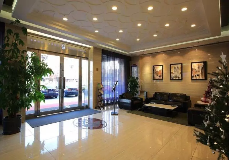 Hotelli Greentree Inn Jiangsu Nantong Qidong Middle Heping Road Business