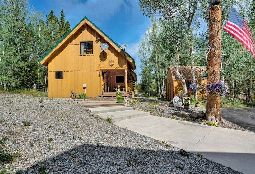 24str 00023 Fairplay Cabin W/ Hot Tub On 4 Acres!