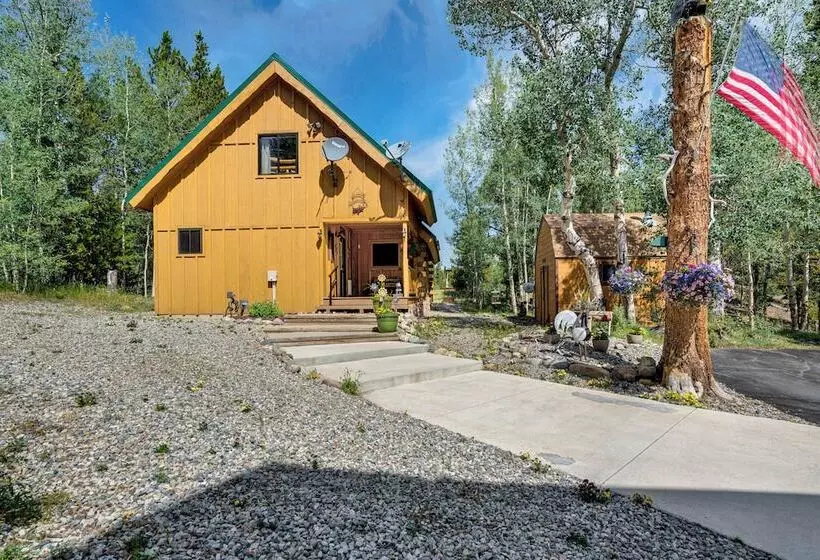 24str 00023 Fairplay Cabin W/ Hot Tub On 4 Acres!