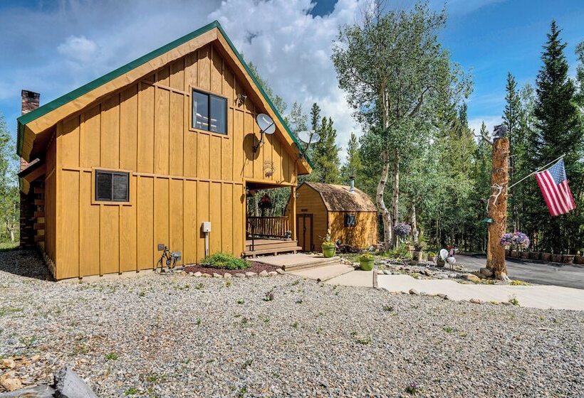 24str 00023 Fairplay Cabin W/ Hot Tub On 4 Acres!