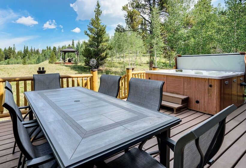 24str 00023 Fairplay Cabin W/ Hot Tub On 4 Acres!