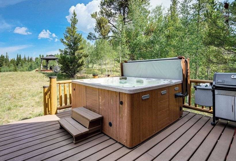 24str 00023 Fairplay Cabin W/ Hot Tub On 4 Acres!