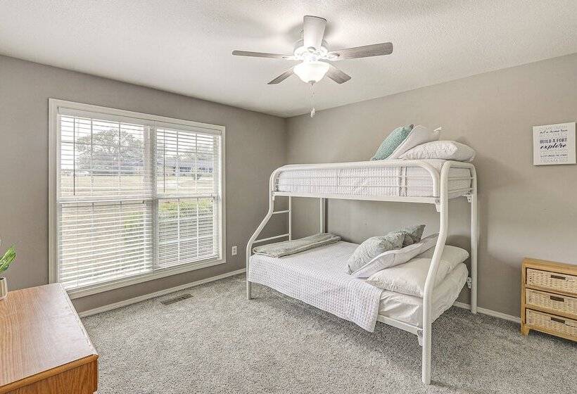 Waterfront Kansas Home W/ Private Fire Pit!