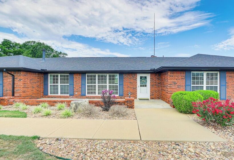 Waterfront Kansas Home W/ Private Fire Pit!