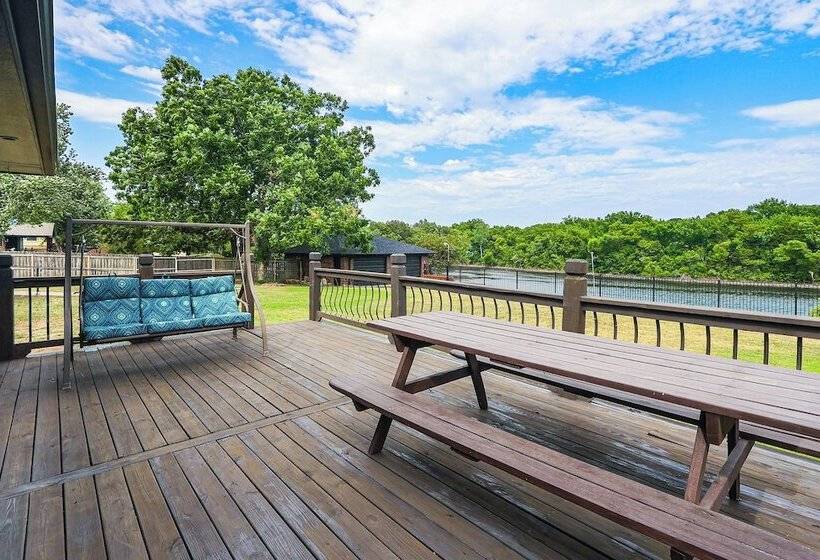 Waterfront Kansas Home W/ Private Fire Pit!