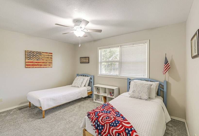 Waterfront Kansas Home W/ Private Fire Pit!