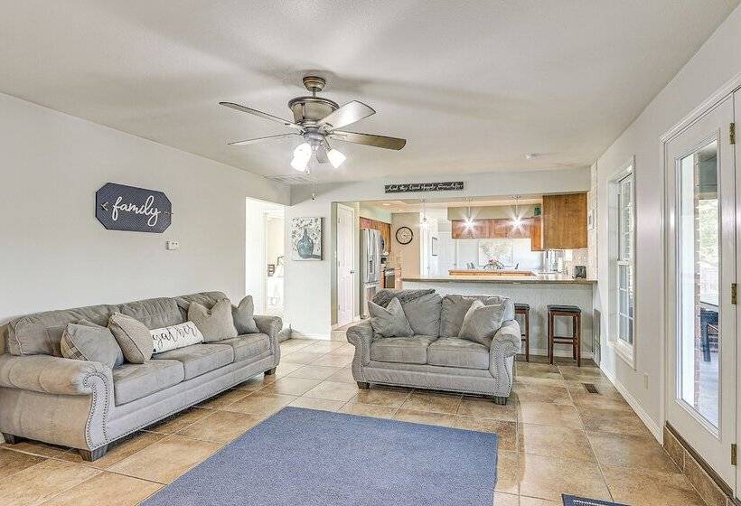 Waterfront Kansas Home W/ Private Fire Pit!