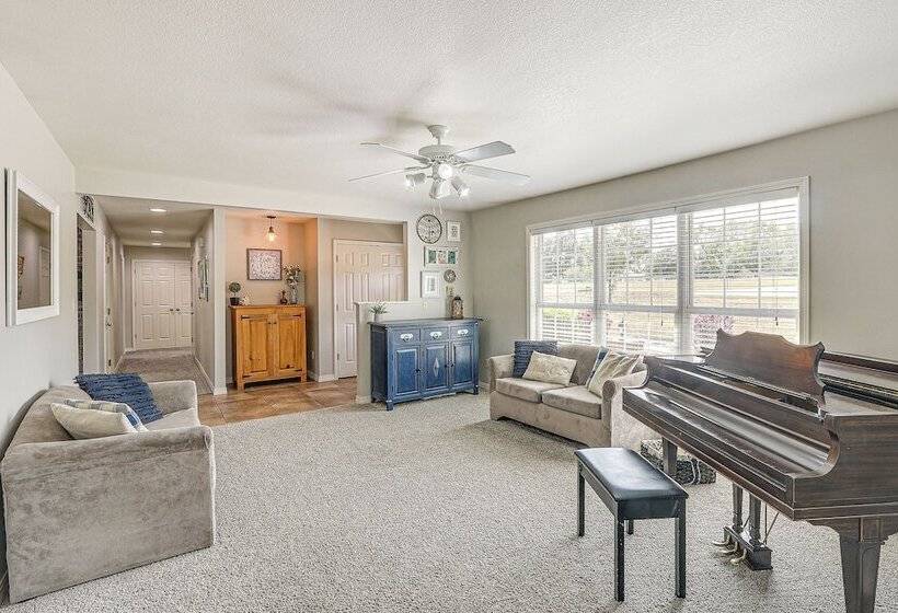 Waterfront Kansas Home W/ Private Fire Pit!