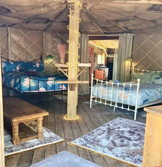 Aamiaismajoitus (B&B) Vigo Retreat Boat Yurt