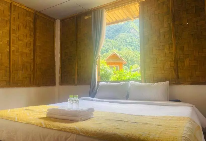 ベッドアンドブレックファースト Nong Khiaw Ing Ing Mountain View