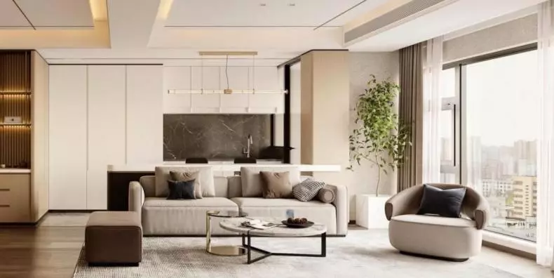 Hotelli Poltton International Apartments Jiangmen Pengjiang Administrative Service Center