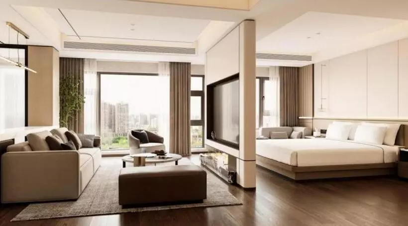Hotelli Poltton International Apartments Jiangmen Pengjiang Administrative Service Center