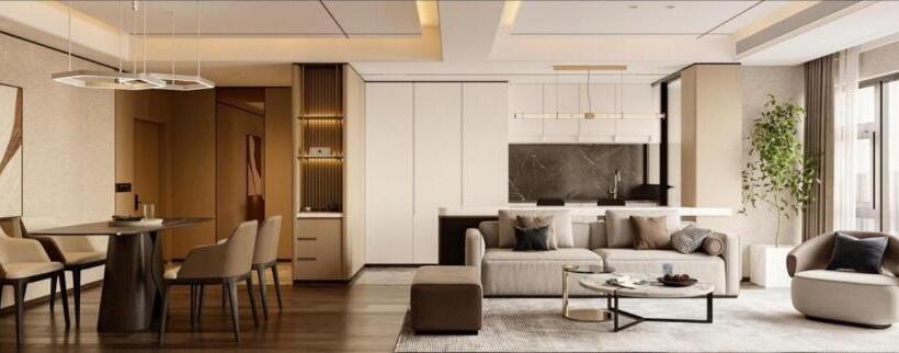 בית מלון כפרי Poltton International Apartments Jiangmen Pengjiang Administrative Service Center