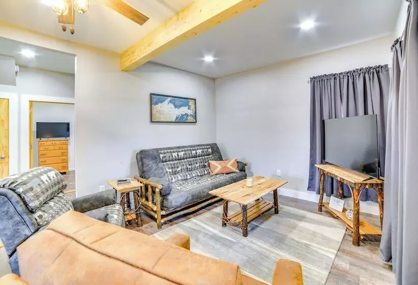 All Season Seney Home W/ Private Yard & Fire Pit!