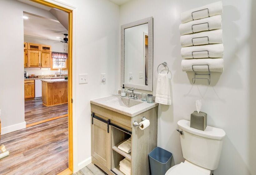 All Season Seney Home W/ Private Yard & Fire Pit!