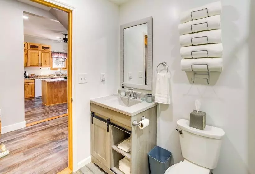 All Season Seney Home W/ Private Yard & Fire Pit!