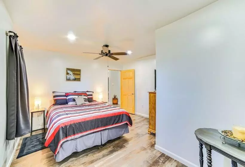 All Season Seney Home W/ Private Yard & Fire Pit!