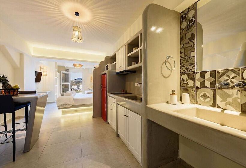 بنسيون Vammos Luxury Apartments