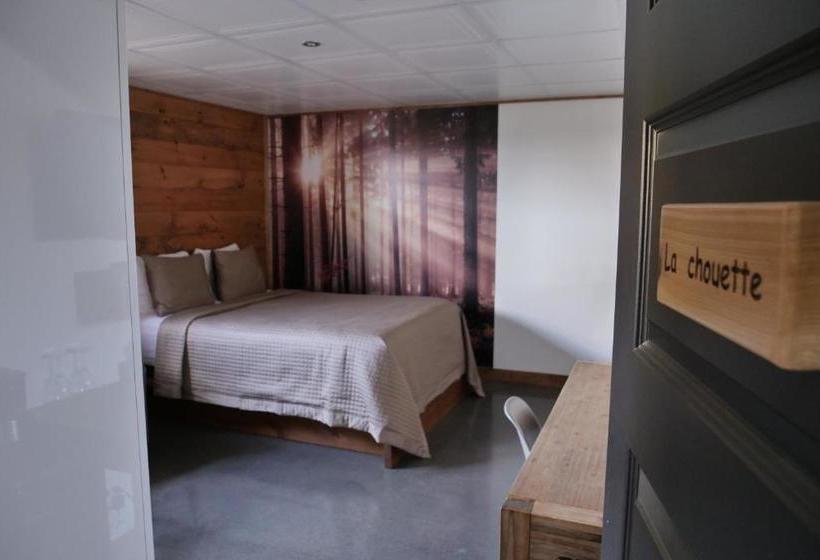 민박 Gîte Du Haut Des Arbres