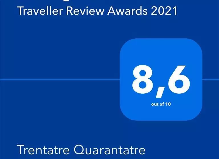 Aamiaismajoitus (B&B) Trentatre Quarantatre