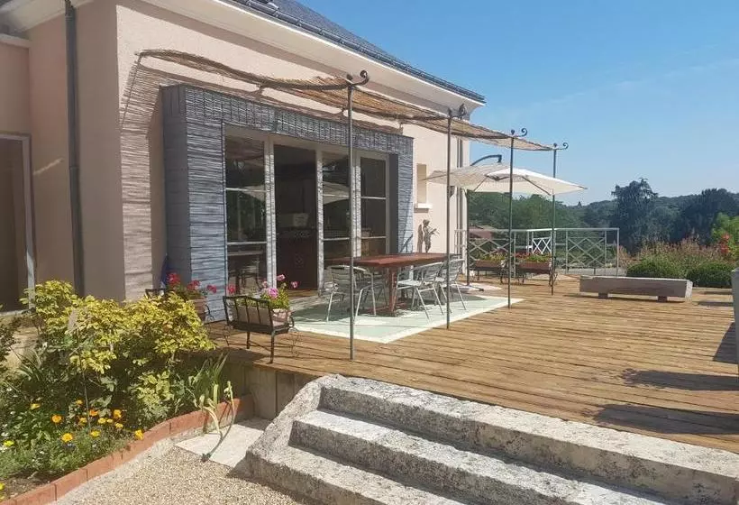 تختخواب و صبحانه Les Mazeraies Maison D Hotes Avec Spa