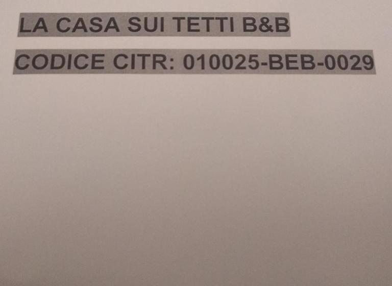 تختخواب و صبحانه La Casa Sui Tetti