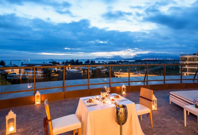 בית מלון כפרי Thousand Cranes Sanya Yazhou Bay Int L Exchange Centre