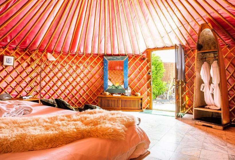 渡假胜地  Eco Village Finca De Arrieta   Yurts And Stone Cottages   Shared Pool   Walking Distance To Arrieta