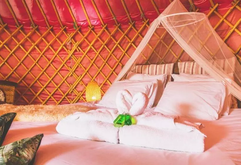 Lomakeskus Eco Village Finca De Arrieta   Yurts And Stone Cottages   Shared Pool   Walking Distance To Arrieta