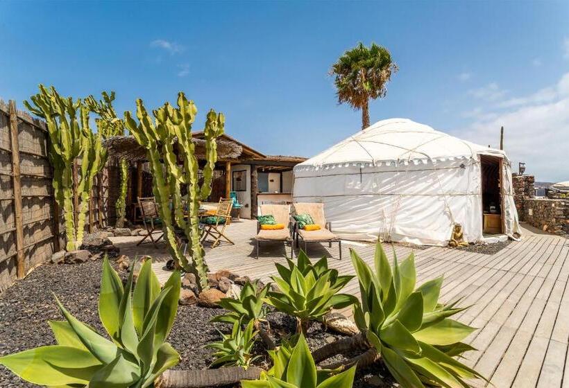 渡假胜地  Eco Village Finca De Arrieta   Yurts And Stone Cottages   Shared Pool   Walking Distance To Arrieta